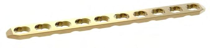 Auxein - 2.4мм Блокуюча пластина, пряма